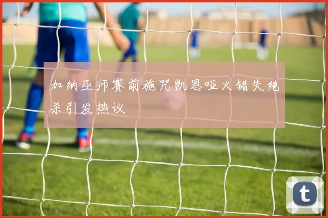 加纳巫师赛前施咒凯恩哑火错失绝杀引发热议